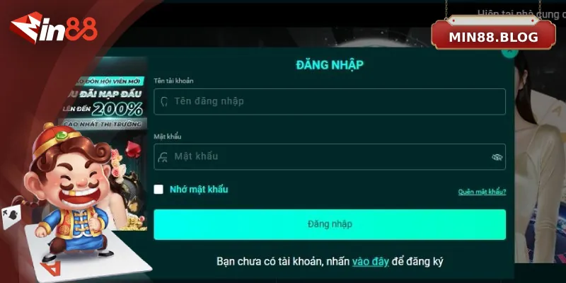 Đăng ký tài khoản Min88 với 4 bước đơn giản